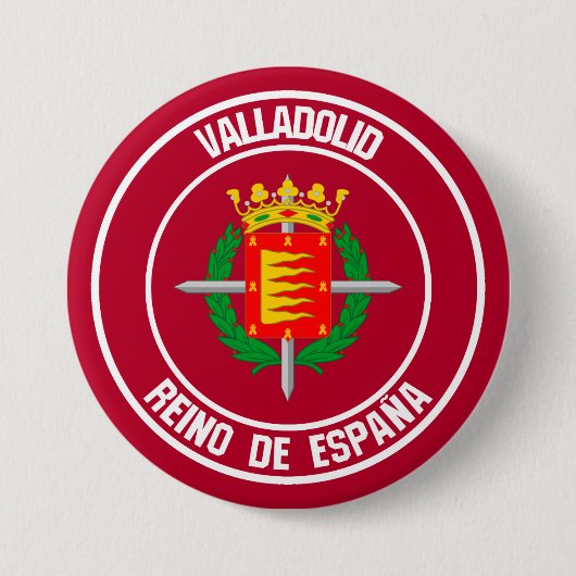 Valladolid RundEmblem Button (Vorderseite)