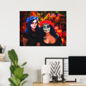 Vallarta Catrinas Blume & Candles 1718 Kunstdrucke Poster (Heimbüro)