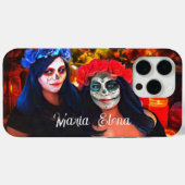 Vallarta Catrinas mit Blume & Kerzen 1718 Case-Mate iPhone Hülle (Rückseite (Horizontal))