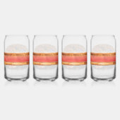 Vallarta Catrinas mit Blume & Kerzen 1718 Dosenglas (Hinten)