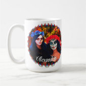 Vallarta Catrinas mit Blume & Kerzen 1718 Kaffeetasse (Links)