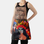 Vallarta Catrinas mit Blume & Kerzen 1718 Schürze (InSitu)