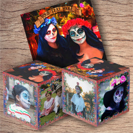 Vallarta Catrinas mit Blume & Kerzen 1718 Würfel