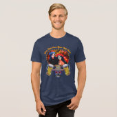 Vallarta Catrinas with Skulls 1718 Tri-Blend Shirt (Vorderseite voll)