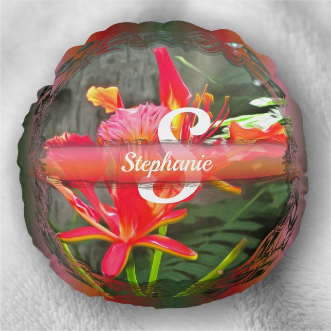 Vallarta Flaming Beauty 1583 Rundes Kissen (Von Creator hochgeladen)