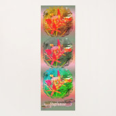 Vallarta Flaming Beauty 1583 Yogamatte (Rückseite)