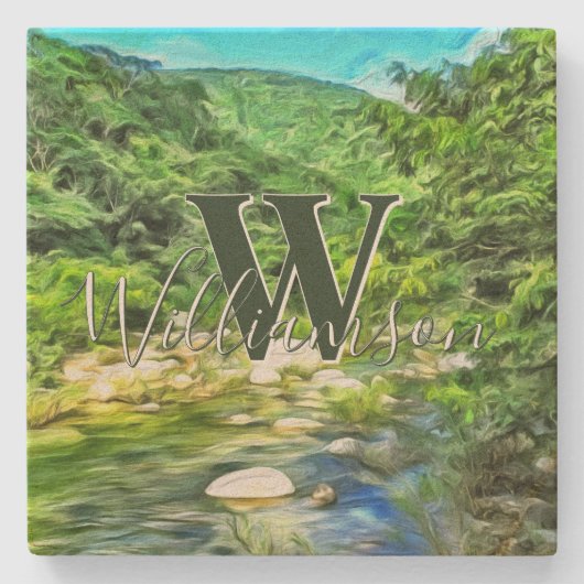 Vallarta River South 0366 Steinuntersetzer (Vorderseite)