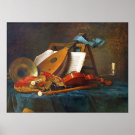 Vallayer-Coster - Die Attribute der Musik 1770 Poster