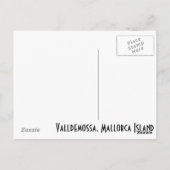 Valldemossa Postcard Postkarte (Rückseite)