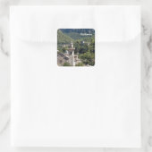 Valldemossa Quadratischer Aufkleber (Tasche)