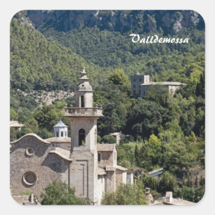 Valldemossa Quadratischer Aufkleber