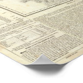 Valle de Mexico, Mexiko Poster (Ecke)