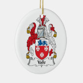 Valle-Familienwappen Keramikornament (Rechts)