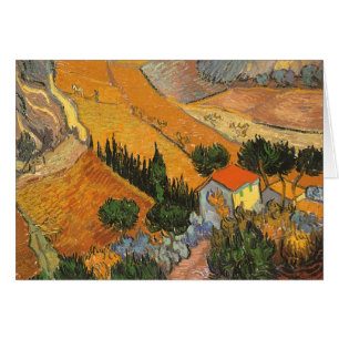 Valle mit Plowman von Vincent van Gogh