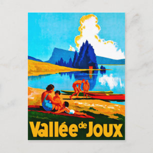 Vallée de Joux, Sommer in der Schweiz, Vintag Postkarte