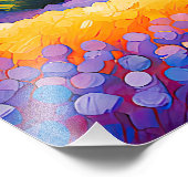 "Vallée Florale" Grosse Landschaft Provence Fotodruck (Ecke)