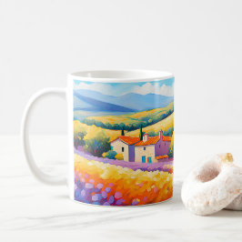 "Vallée Florale" Grosse Landschaft Provence Kaffeetasse