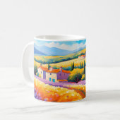 "Vallée Florale" Grosse Landschaft Provence Kaffeetasse (Vorderseite Links)