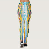 "Vallée Florale" Grosse Landschaft Provence Leggings (Rückseite)