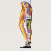 "Vallée Florale" Grosse Landschaft Provence Leggings (Links)