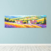 "Vallée Florale" Grosse Landschaft Provence Leinwanddruck (Insitu (Holzboden))