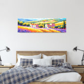 "Vallée Florale" Grosse Landschaft Provence Leinwanddruck (Insitu (Schlafzimmer))
