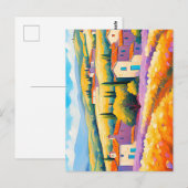 "Vallée Florale" Grosse Landschaft Provence Postkarte (Vorne/Hinten)