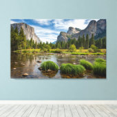 Vallée View im Yosemite Nationalpark Leinwanddruck (Insitu (Holzboden))