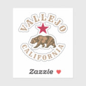 Vallejo, Kalifornien Aufkleber (Blatt)