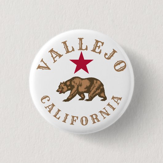 Vallejo, Kalifornien Button (Vorderseite)
