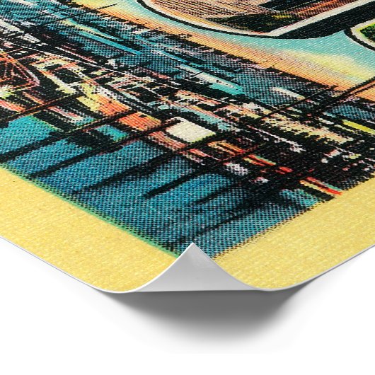 Vallejo, Kalifornien - Große Briefszenen Poster (Ecke)