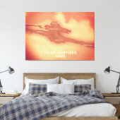 Valles marineris Mars map Leinwanddruck (Insitu (Schlafzimmer))