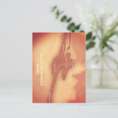 Valles marineris Mars map Postkarte (Stehend Vorderseite)