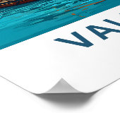 Valleta Malta Travel Print Poster (Ecke)