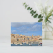 Valletta Harbour, Malta Postcard Postkarte (Stehend Vorderseite)