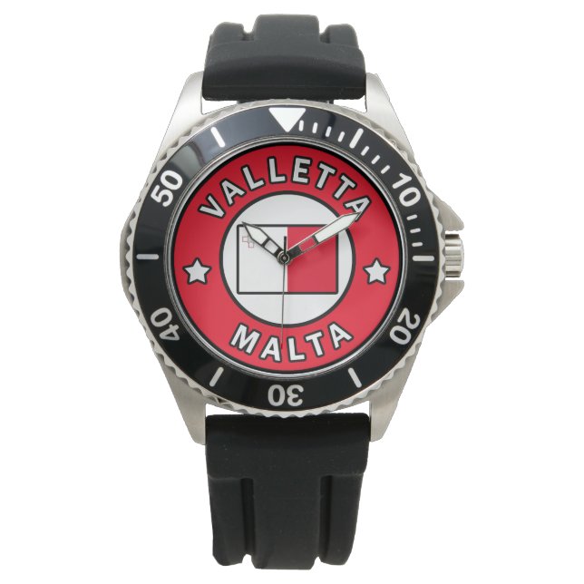Valletta Malta Armbanduhr (Vorderseite)