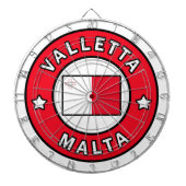 Valletta Malta Dartscheibe (vorne)