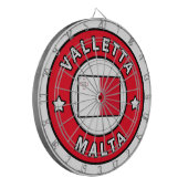 Valletta Malta Dartscheibe (Vorderseite Links)