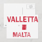 Valletta Malta Designs Postkarte (Vorne/Hinten)