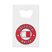 Valletta Malta Geldbeutel Flaschenöffner (Vorderseite)