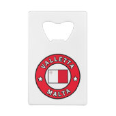 Valletta Malta Geldbeutel Flaschenöffner (Rückseite)