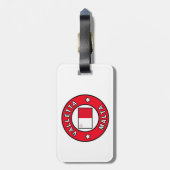 Valletta Malta Gepäckanhänger (Rückseite vertikal)