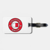 Valletta Malta Gepäckanhänger (Rückseite horizontal)