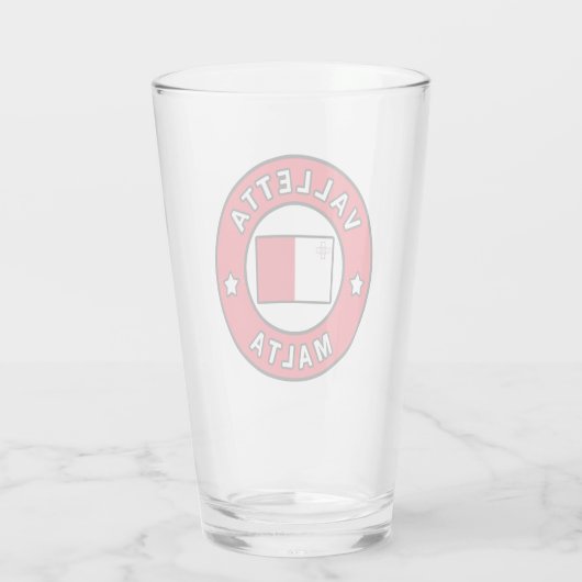 Valletta Malta Glas (Rückseite)