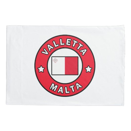 Valletta Malta Kissenbezug (Rückseite)