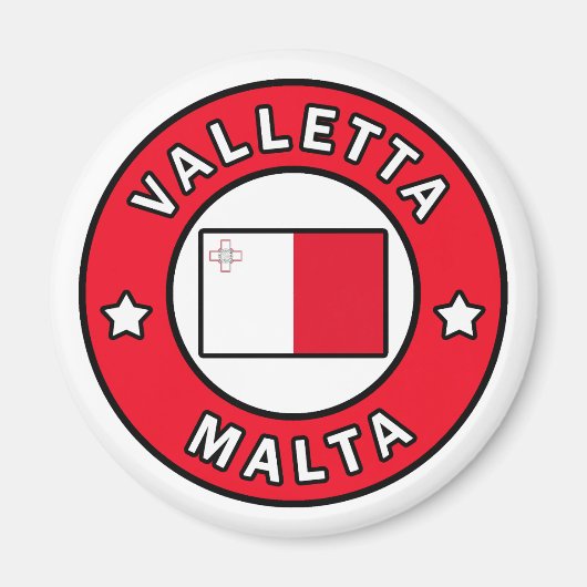 Valletta Malta Magnet (Vorne)