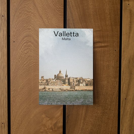 Valletta Malta Mittelmeer Postkarte