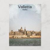 Valletta Malta Mittelmeer Postkarte (Vorderseite)