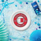 Valletta Malta Pappteller (Party)