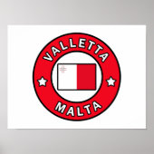 Valletta Malta Poster (Vorne)